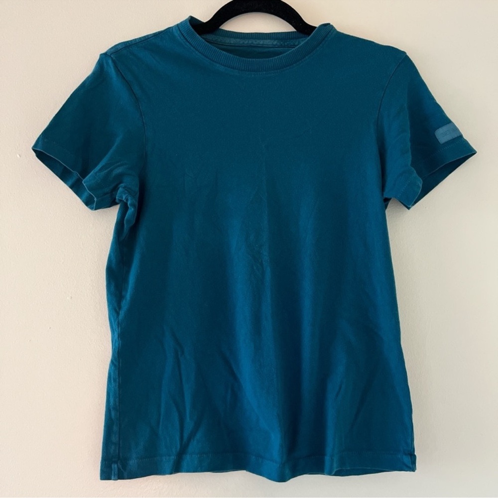 Set Active 100% Cotton Basic Classic Blue Short S… - image 1